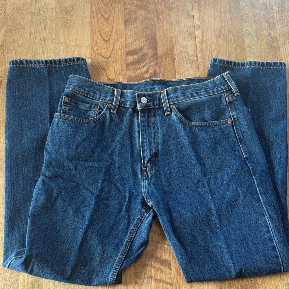 Men's Straight Fit Blue Jeans Levi’s 505